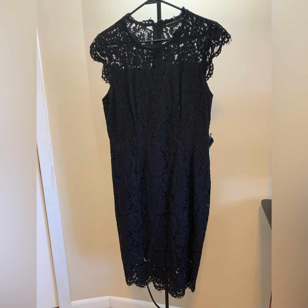 Elegant Black Lace Dress